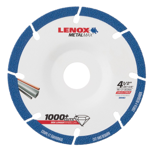 LENOX Diam Combo Cut Grind Whl 4.5X7/8In