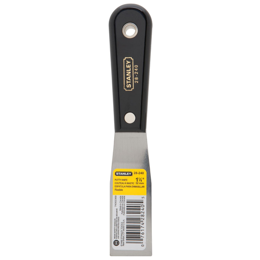 Product image for Stanley 28-240 Putty Knife Nylon Handle Flexible 1-1/4"