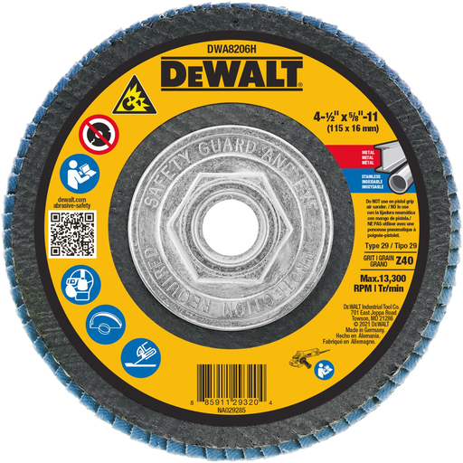 4-1/2" X 5/8-11 40 GRIT