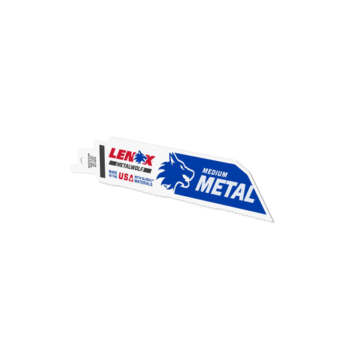 201746118R - LENOX 20174-6118R 6" 18Tpi Lazer Heavy Duty Metal Cutting Bi-Metal Reciprocating Saw Blade - 5 Pack