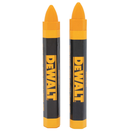 Product image for DeWalt DWHT72721 Yellow Lumber Crayon