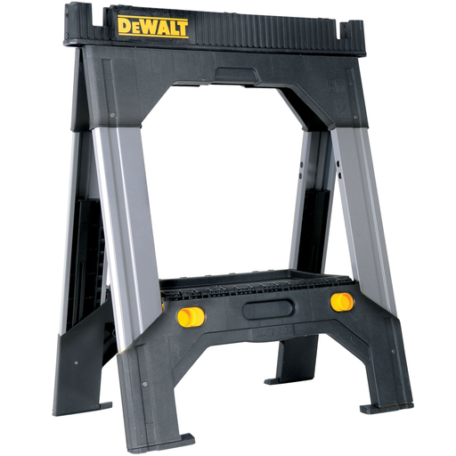 Product image for DeWalt DWST11031 Adjustable Metal Legs Sawhorse