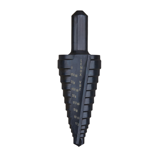 30882-VB2 - LENOX Step Drill Bit, 1/2-Inch To 1-Inch With 3/8-Inch Shank