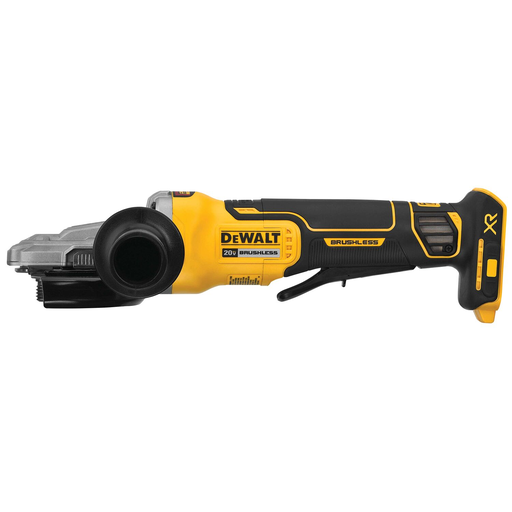 DEWALT 20V MAX* XR 5 in. Flathead Paddle-Switch Small Angle Grinder with KICKBACK BREAK (Tool Only)