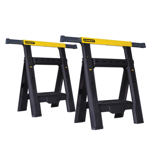 Product image for Stanley STST60626 2 Way Adjustable Saw Horse (2 Pk)