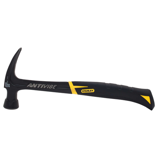 Product image for Stanley 51-165 Fatmax Anti-Vibe Smooth Nailing Hammer Rip Claw . 20 Oz.