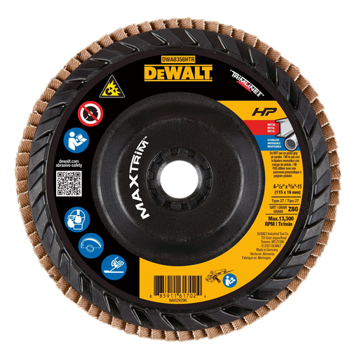 4-1/2 X 5/8-11 80 GRIT FLAP DISC