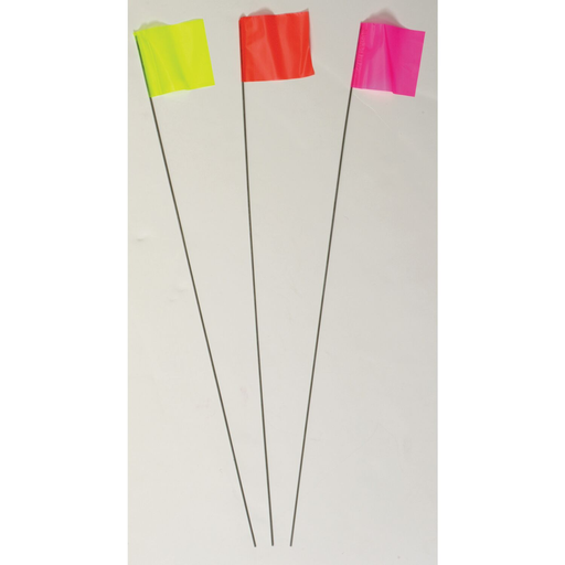 Product image for Irwin 64102 Stake Flag, Fluorescent Lime (100pc)