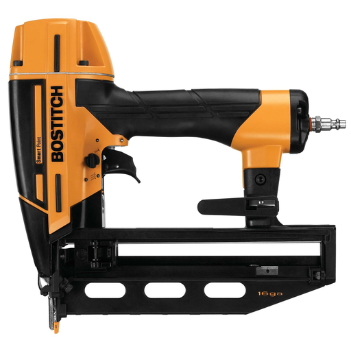 BOSTITCH Finish Nailer Kit, 16 Guage, Smart Point, Pneumatic