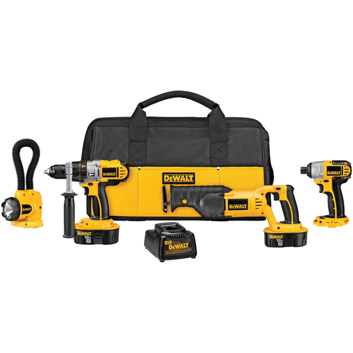 Product image for B&D DCK455X 18V 4-TOOL COMBO KIT