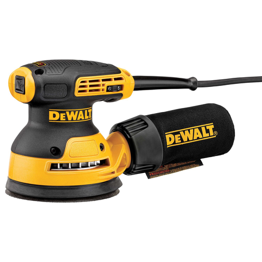 Product image for DeWalt DWE6423K 5 in. Variable Speed Random Orbit Sander Kit - H&L Pad