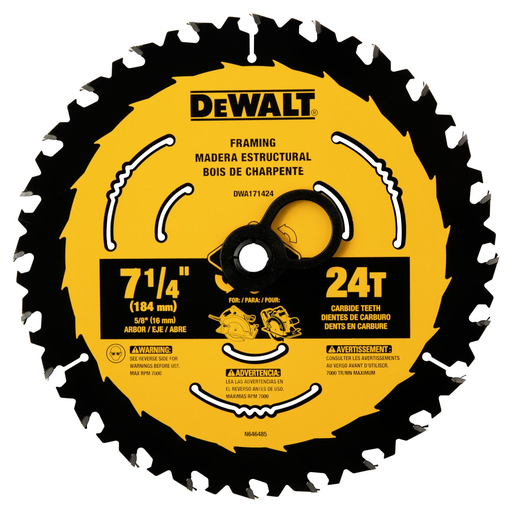 Product image for DWLT DWA171424 7 1/4IN 24T BLISTER