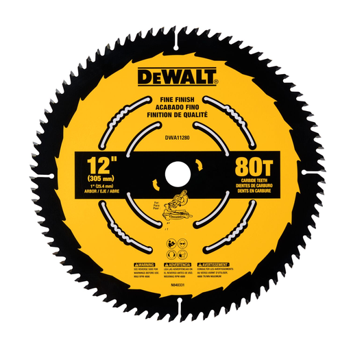 DEWALT 12 IN 80T SAW BLADE