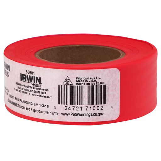 IRWIN - Tape 150' Flscnt Red Flagging