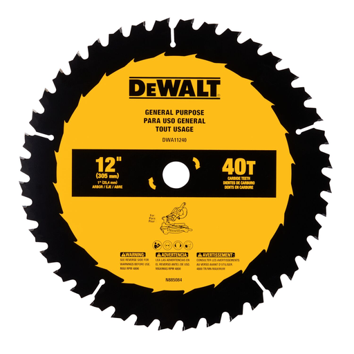 DEWALT 12 IN 40T SAW BLADE