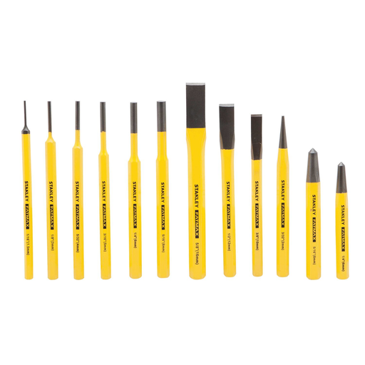 Product image for Stanley FMHT16573 Fat Max Fm 12Pc Punch And Chisel Set