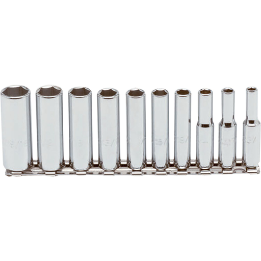 Product image for Proto J47102 Set Skt 1/4 Dr 10 Pc 6 Pt