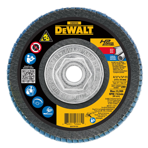 Product image for DIT DW8256 4-1/2IN 80G XP FLAP DISC