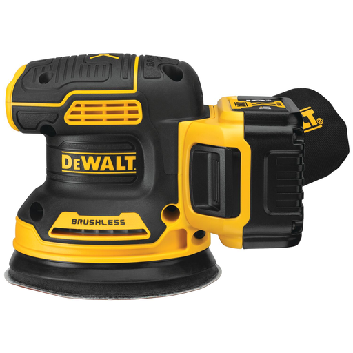 Product image for DeWalt DCW210P1 20V MAX XR® Brushless 5 in. Cordless Variable Speed Random Orbital Sander Kit (5.0 Ah Battery)