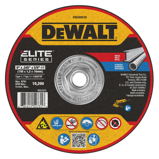 6" X 045 X 5/8 C/O WHEEL