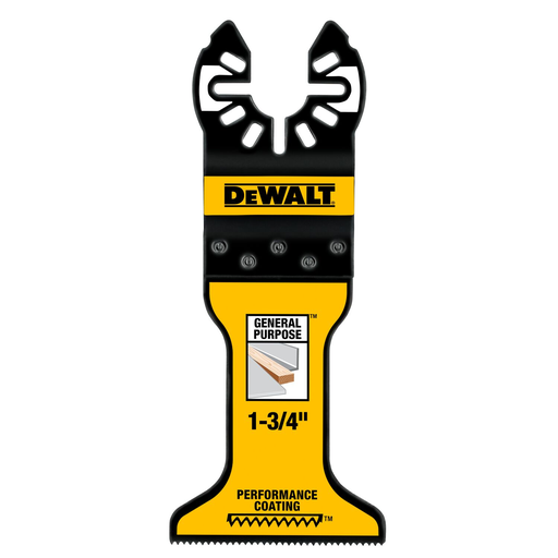 Product image for DEWALT DWA4204 Wide Titanium Oscillating Wood with Nails Blade