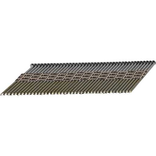DEWALT Framing Nails, Paper Tape, 30-Degree, Smooth Shank, Bright Finish, Off-Set Round Head, 2-Inch X .113-Inch, 5000-Pack