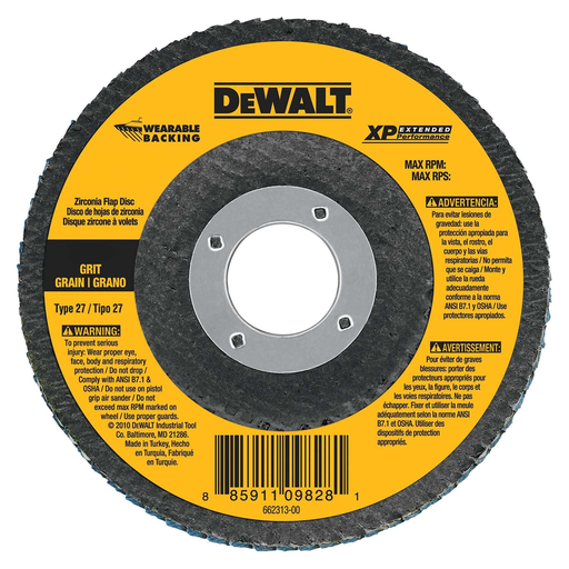 Product image for DIT DW8211 4-1/2" x 7/8" Z60 T27 WB