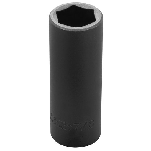 Product image for Proto J7328H Socket Impact Deep 1/2" Drive 7/8" 6 PT