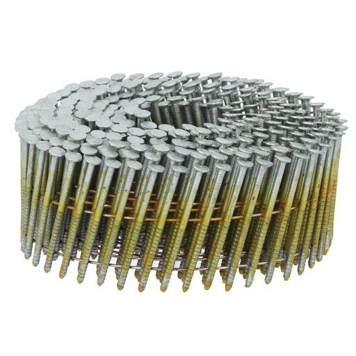 BOSTITCH Thick coat 1-3/4-Inch By .080-Inch By 15 Degree Ring Shank Coil Siding Nail (4,200 Per Box)