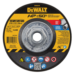 DeWalt DW8424H .045 Inch Type 27 High Performance Metal Cutting Wheels