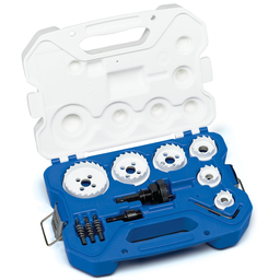 Lenox 30878-500CHC 15pc Electrician's Carbide Hole Cutter Kit, 7/8" thru 2-1/2", with Case