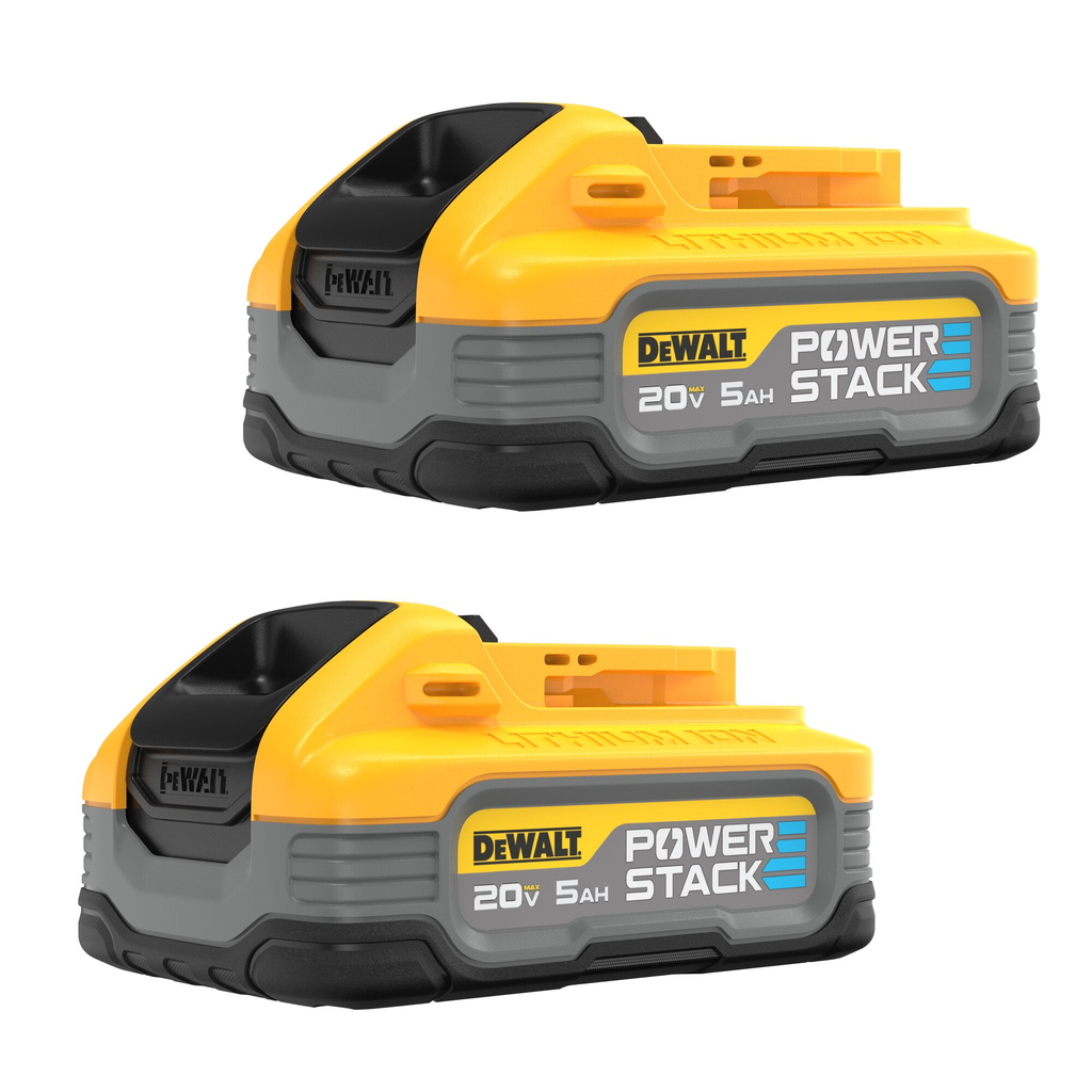 Product image for DEW DCBP520-2 POWERSTACK 20V MAX 5AH DOUBLE-PACK