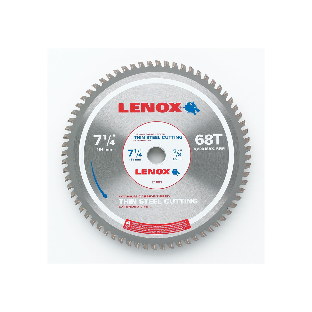 Product image for Lenox Tools 21883TS714068CT 7-1/4 Inch Titanium Carbide Tipped Circular Saw Blade
