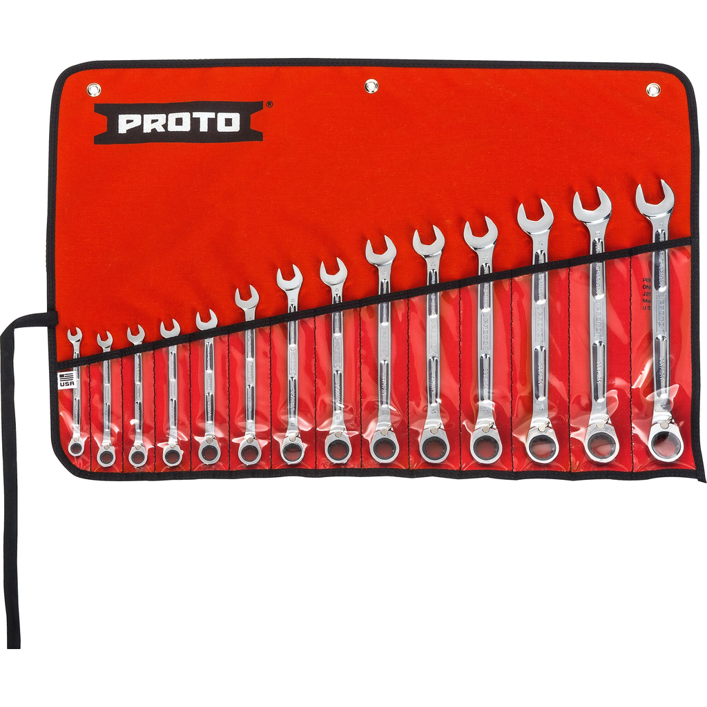 Product image for Proto JSCVM-14SA 14Pc mm Ratchetg Combo Wr Set Musa