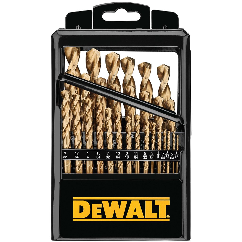 Product image for DEWALT DD4069 29-Piece Fractional Jobber Cobalt Drill Bit Set