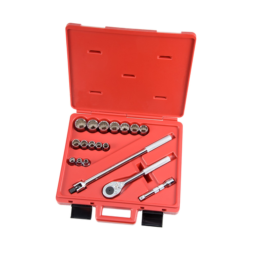 Product image for Proto J54120 Socket Set 1/2?dr 18Pc Frac