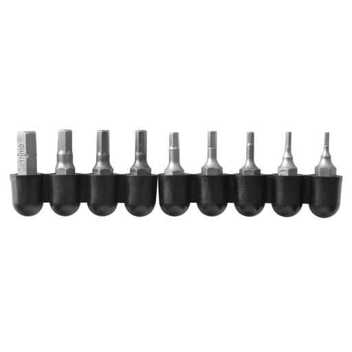 Product image for B&D DW2068 9 PIECE 1IN HEX BIT SET