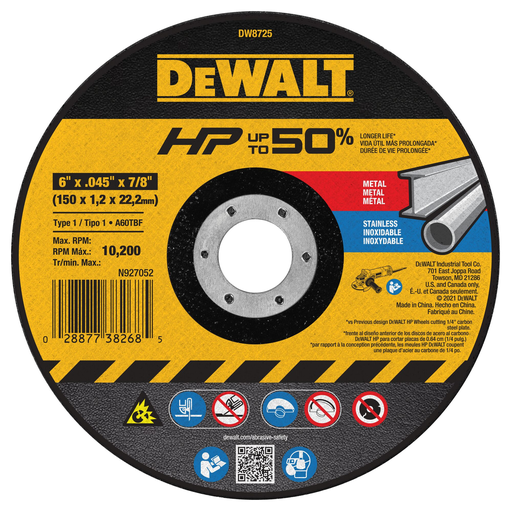DEW WHEEL 6X045X7/8 CUTOFF T1