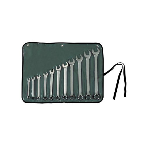 Product image for Stanley 85-450 Set Combination Wrench Satin Finish Fractional 11 Piece 12 Point
