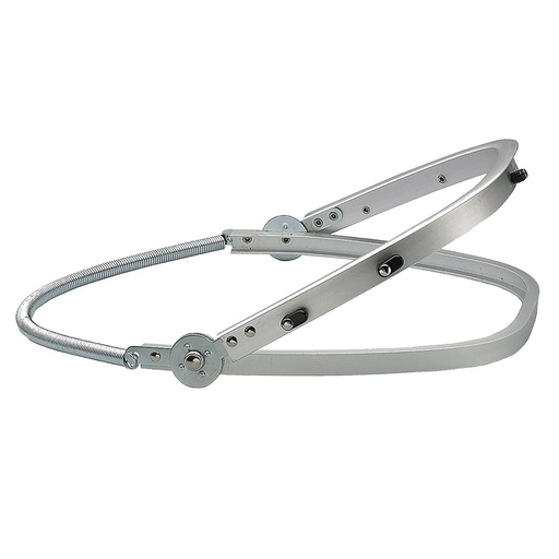 Face Shield Cap Adapters - Non-Slotted - Curved Aluminum Channel