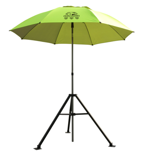 Heavy Duty Industrial Umbrella And Tripod Stand Combo Set (Yellow/Lime)