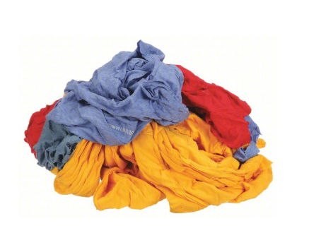 COLORED KNIT LT WT BOX OF RAGS
