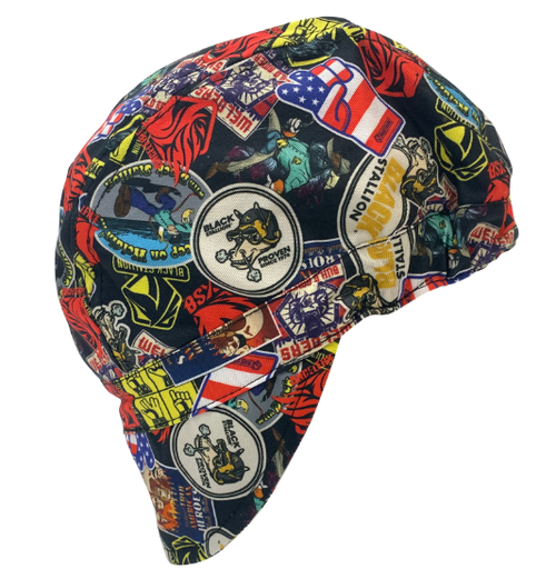 Exclusive “Sticker Collage” Cotton Welding Cap