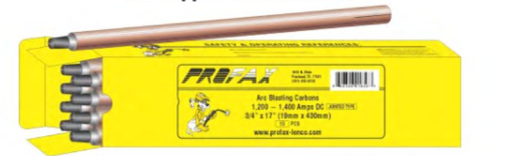 DC COPPER POINTED ARC GOUGING CARBONE 5/16"