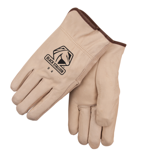 Economy Grain Cowhide Drivers Glove