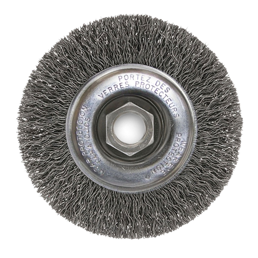 4x1/2x5/8-11 .014 CARBON CRIMPED WIRE WHEEL