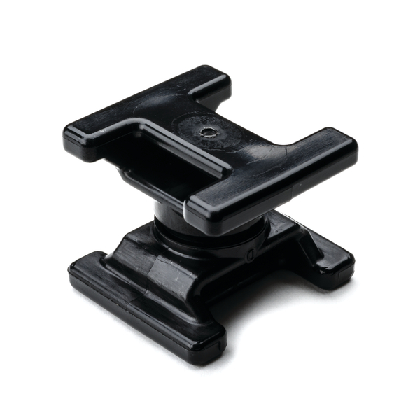 Product image for Hellermann Tyton 151-00644 0.93 x 8 x 0.71 Inch Black Polyacetal/Polyamide 6.6 Dual Swivel Saddle Spacer