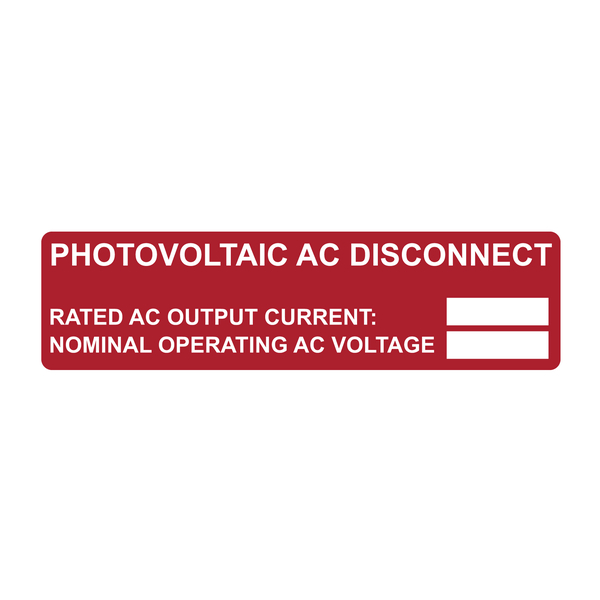 Product image for TYN 596-00892 PV AC DIS RATING 2017
