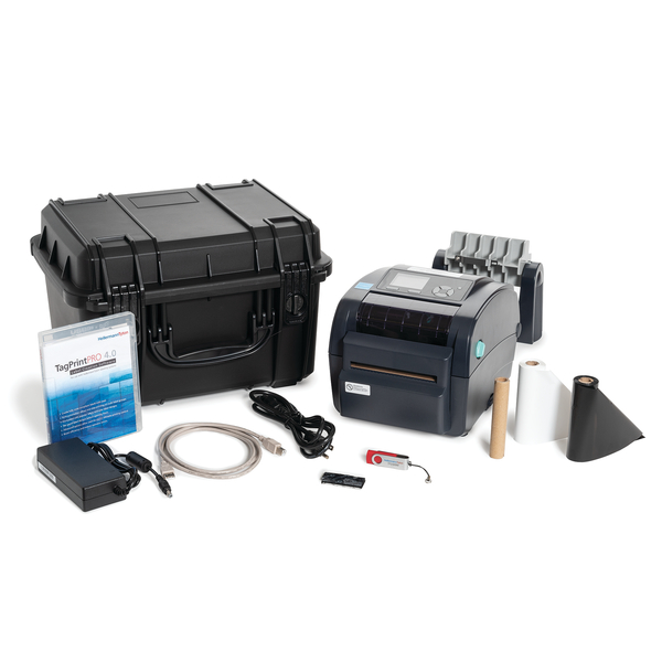Product image for Hellermann Tyton 556-00256 Black Plastic Thermal Transfer Printer Kit