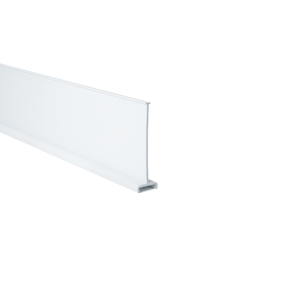 Product image for Hellermann Tyton 181-00308 0.77 x 2.85 Inch White PVC Wiring Duct Solid Wall Divider